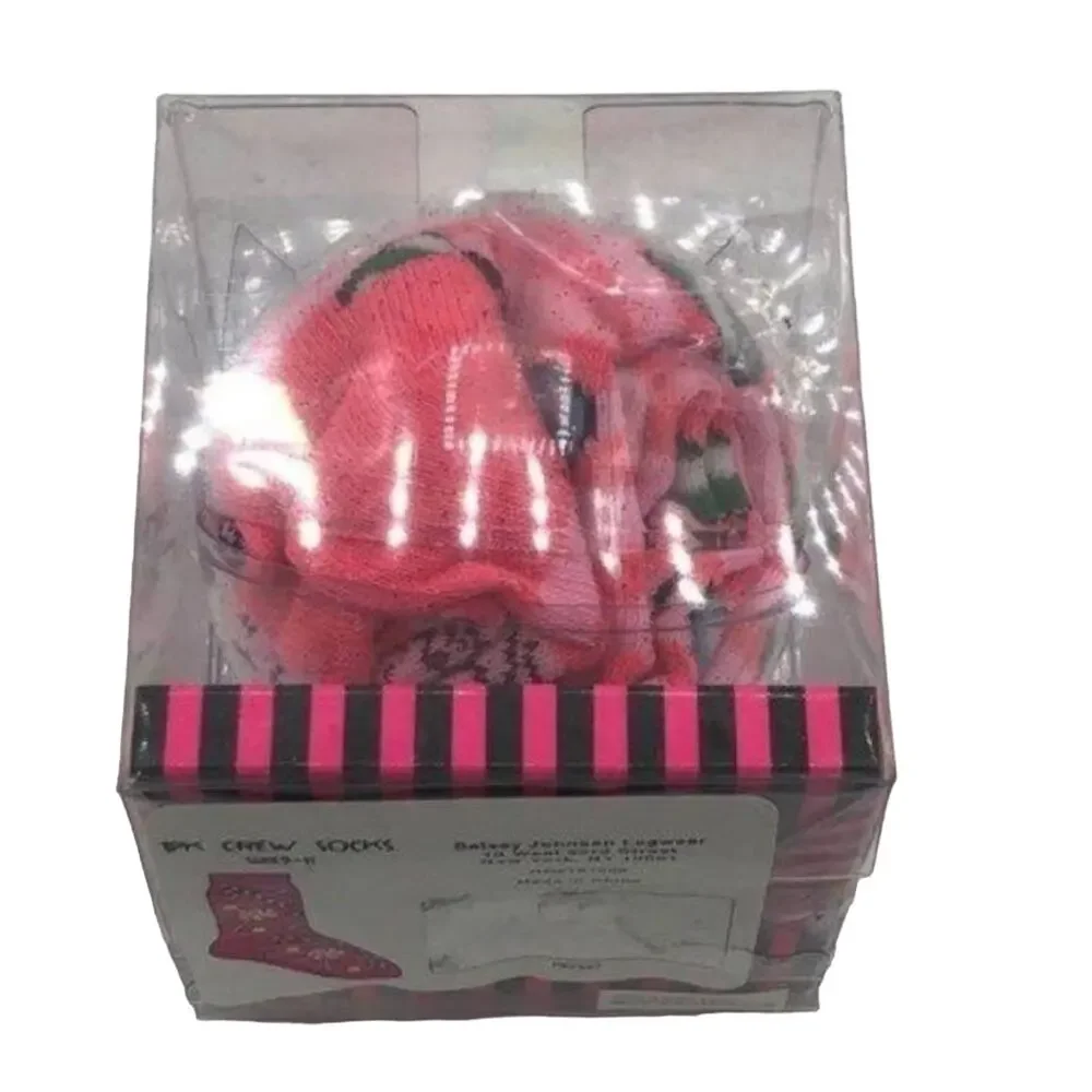 Betsey Johnson Holiday Seasonal Ornament Crew Socks
